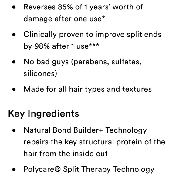 NWT BONDI BOOST RAPID REPAIR BOND BUILDER SHAMPOO - Picture 5 of 15